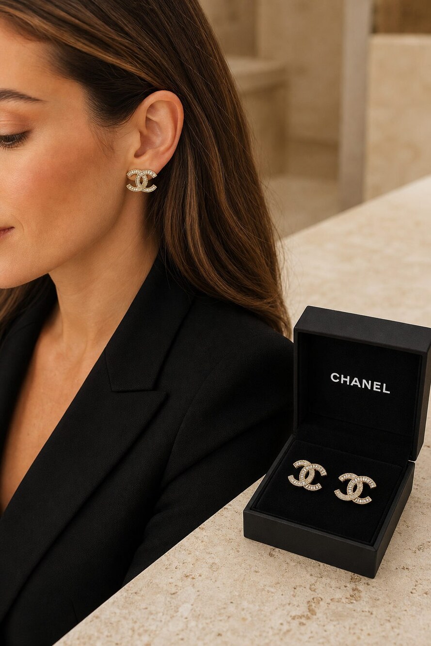 CHANEL Classic Parisian Earrings Style 29 | New with Box - Picture 8 of 9
